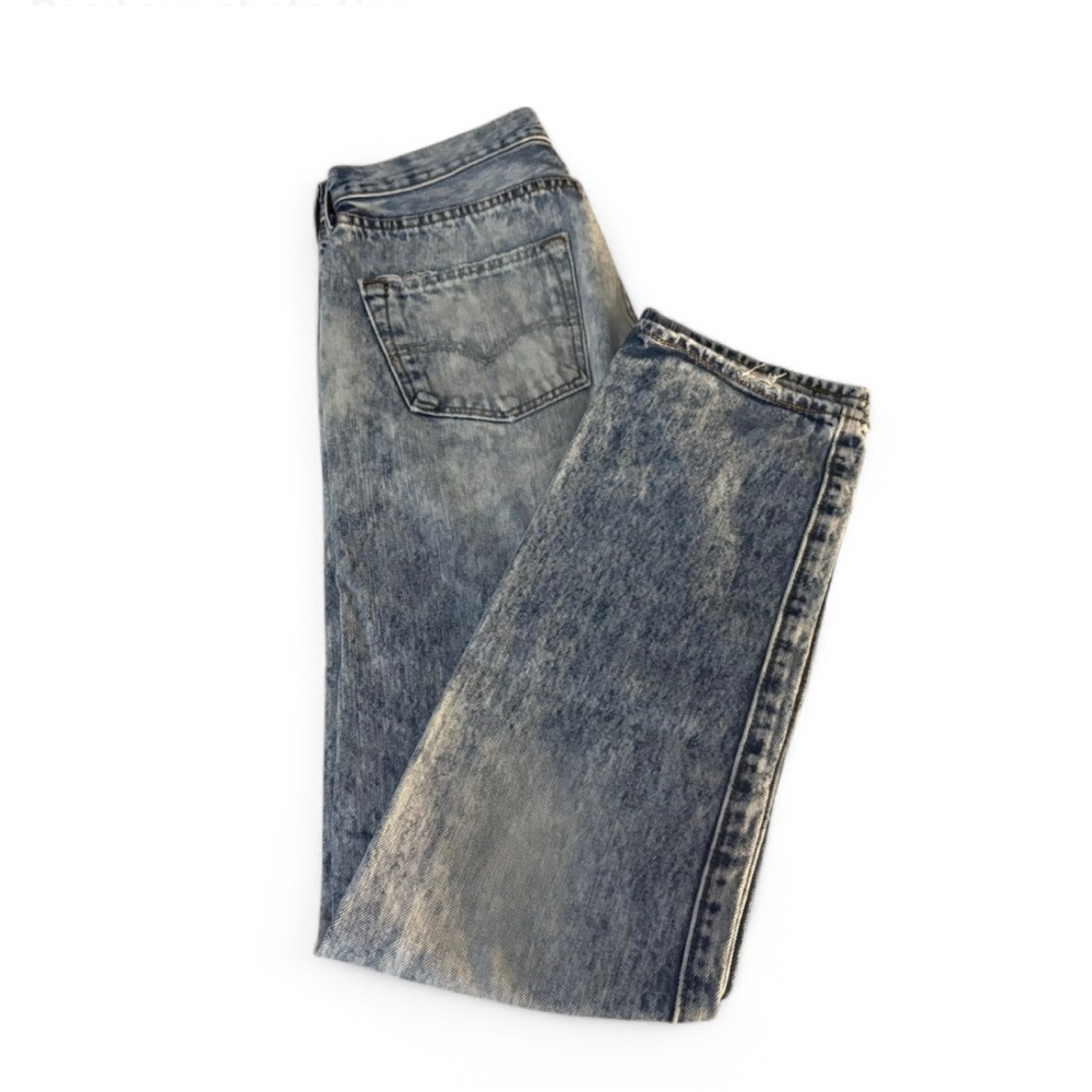 Levi's Blue Straight Jeans with Vintage Wash
